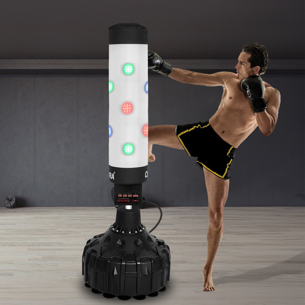 Centra Punching Boxing Bag Stand Electronic Counter Music LED Kick Gym Traning-1910112183761637382