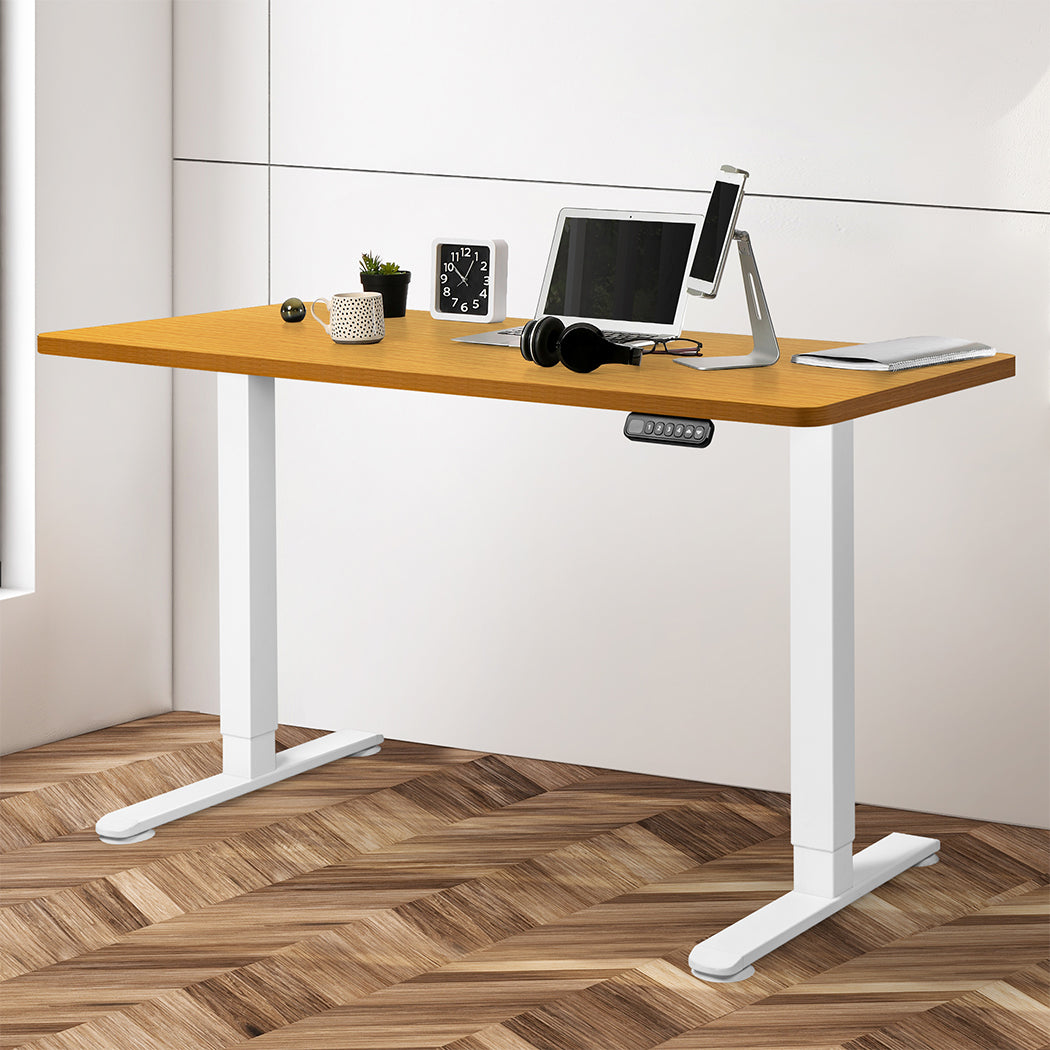 Levede Motorised Standing Desk Adjustable 120cm Natural 800x 1.5MM-1919892940151459846