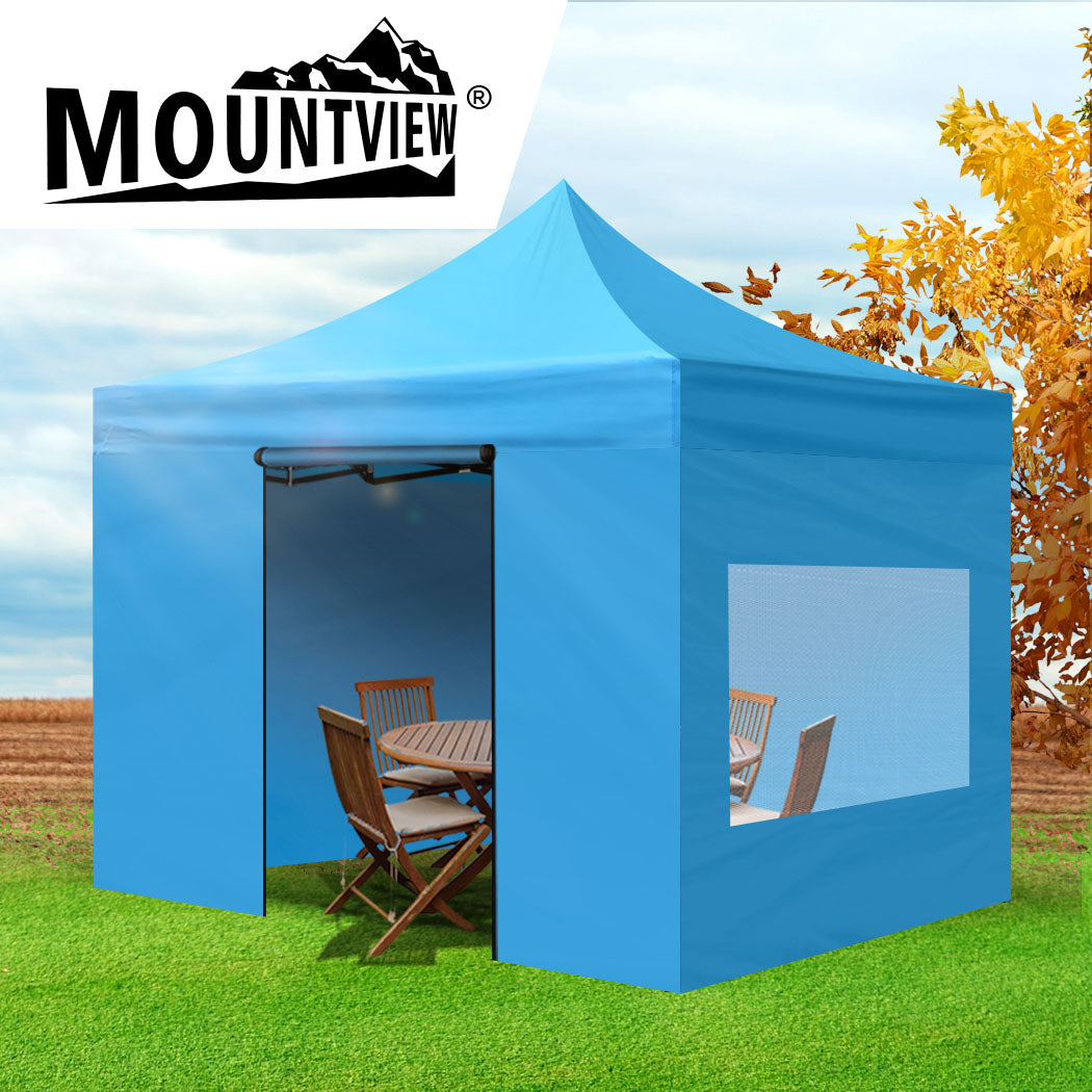 Mountview Gazebo Tent 3x3 Marquee Gazebos Rose Gold-1927582203198443526