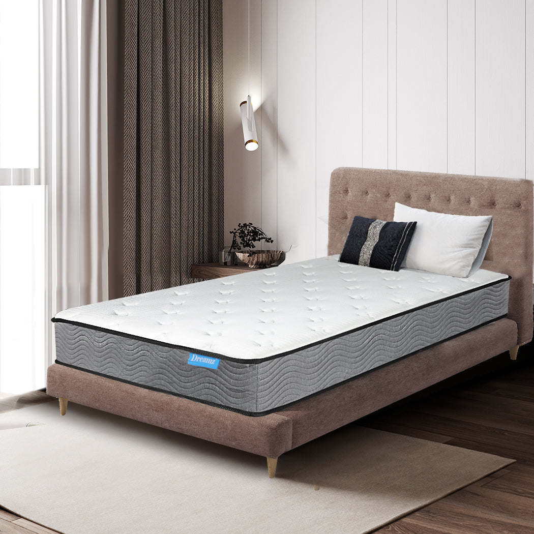 Dreamz Spring Mattress Pocket Bed Top Single-1910112886945091590