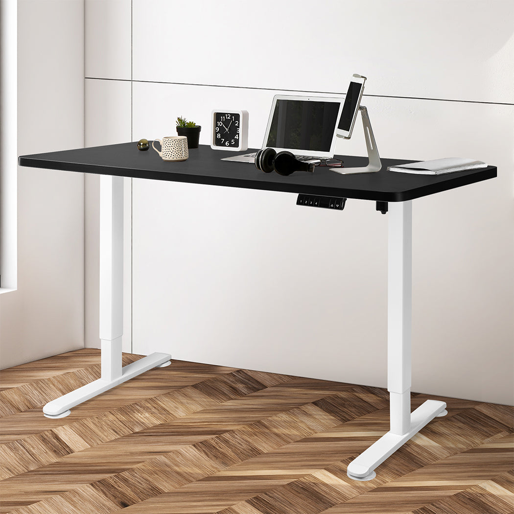 Levede Motorised Standing Desk Adjustable 140cm Black 1000x 1MM-1954803021510742022