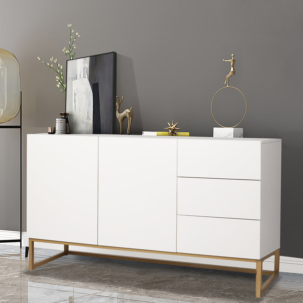 Levede Buffet Sideboard Storage Cabinet White-1954802987947921416