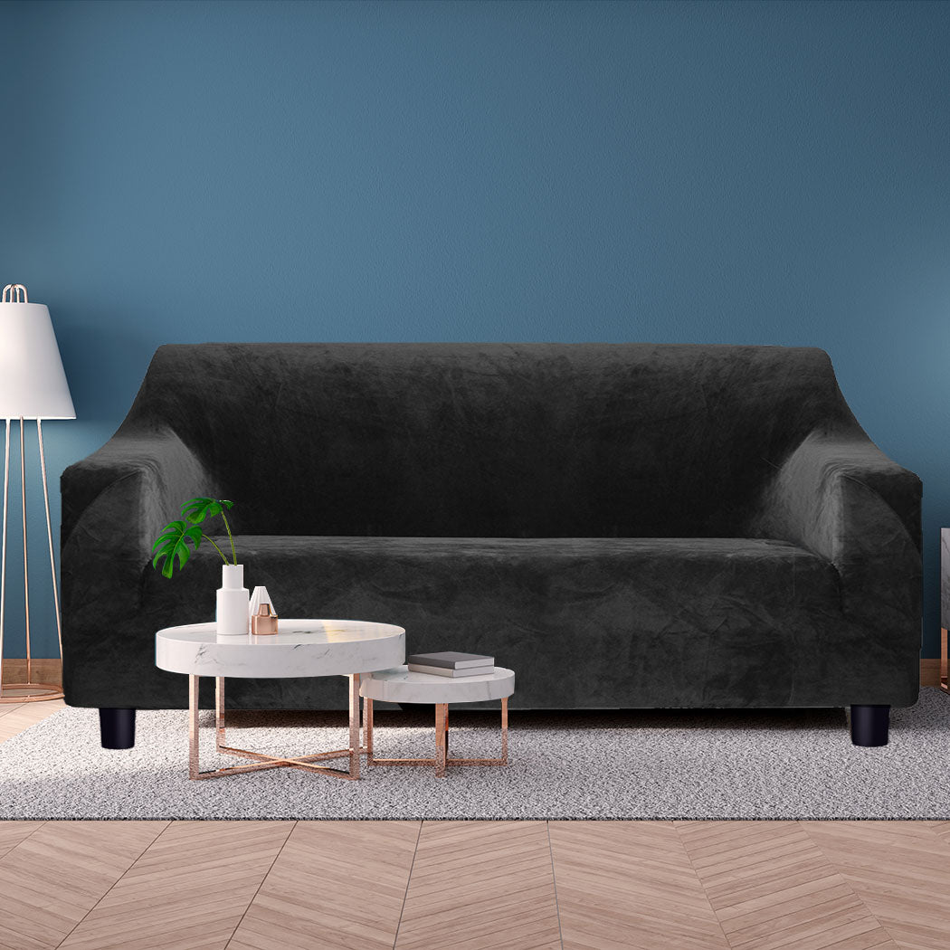Marlow Sofa Covers 3 Seater High Stretch Black-1954802341114941446