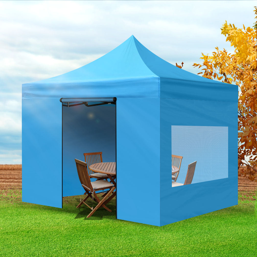 Mountview Gazebo Tent 3x3 Marquee Gazebos Rose Gold-1927582203198443528