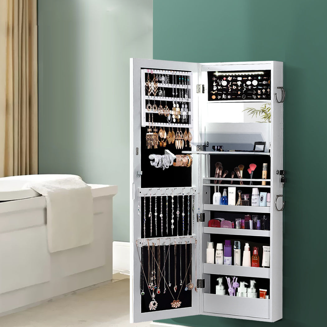 Levede Mirror Jewellery Cabinet Jewelry-1954802756569141256