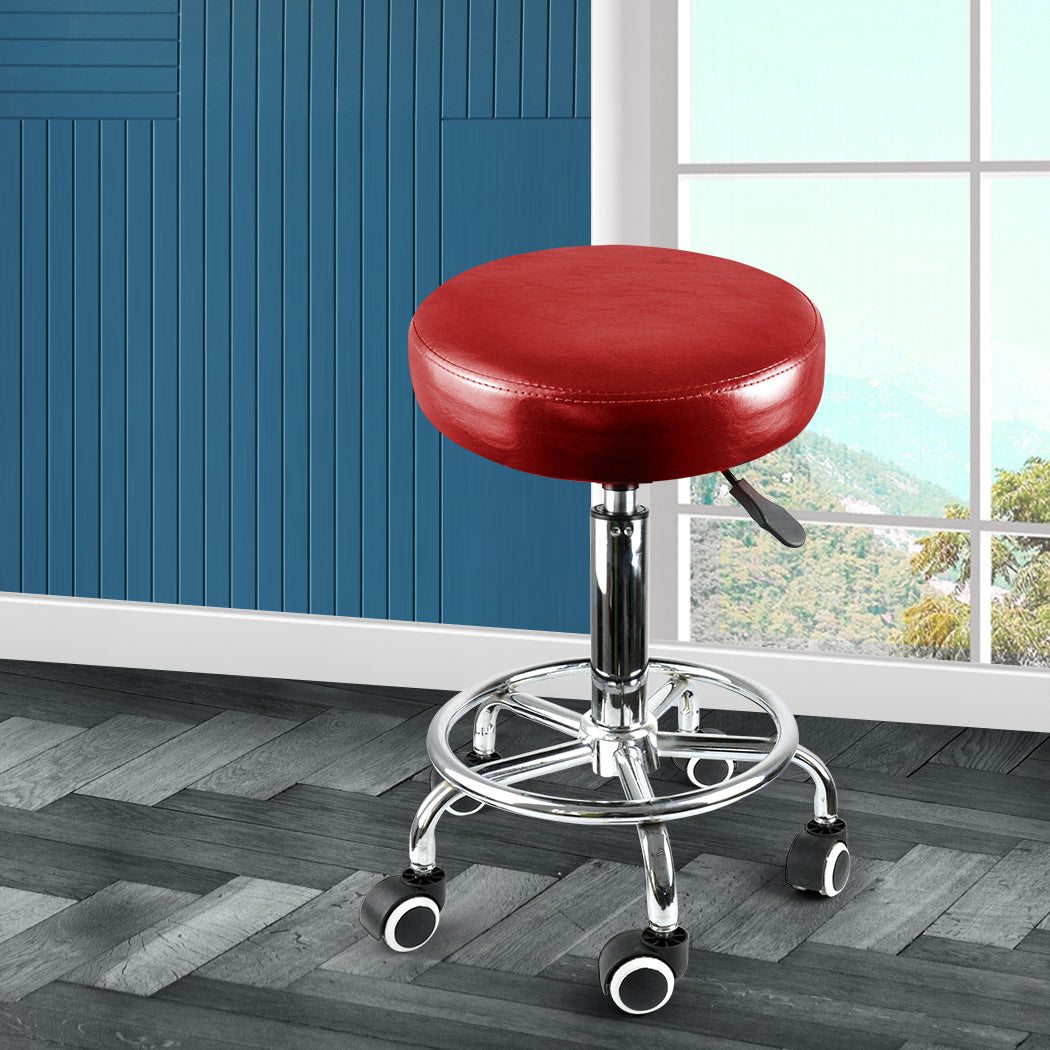 Levede 4x Salon Stool Swivel Barber Stools-1973193577597112326