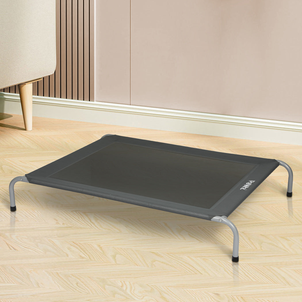 PaWz Elevated Trampoline Pet Bed Dog M Grey Medium-1910112492751818759