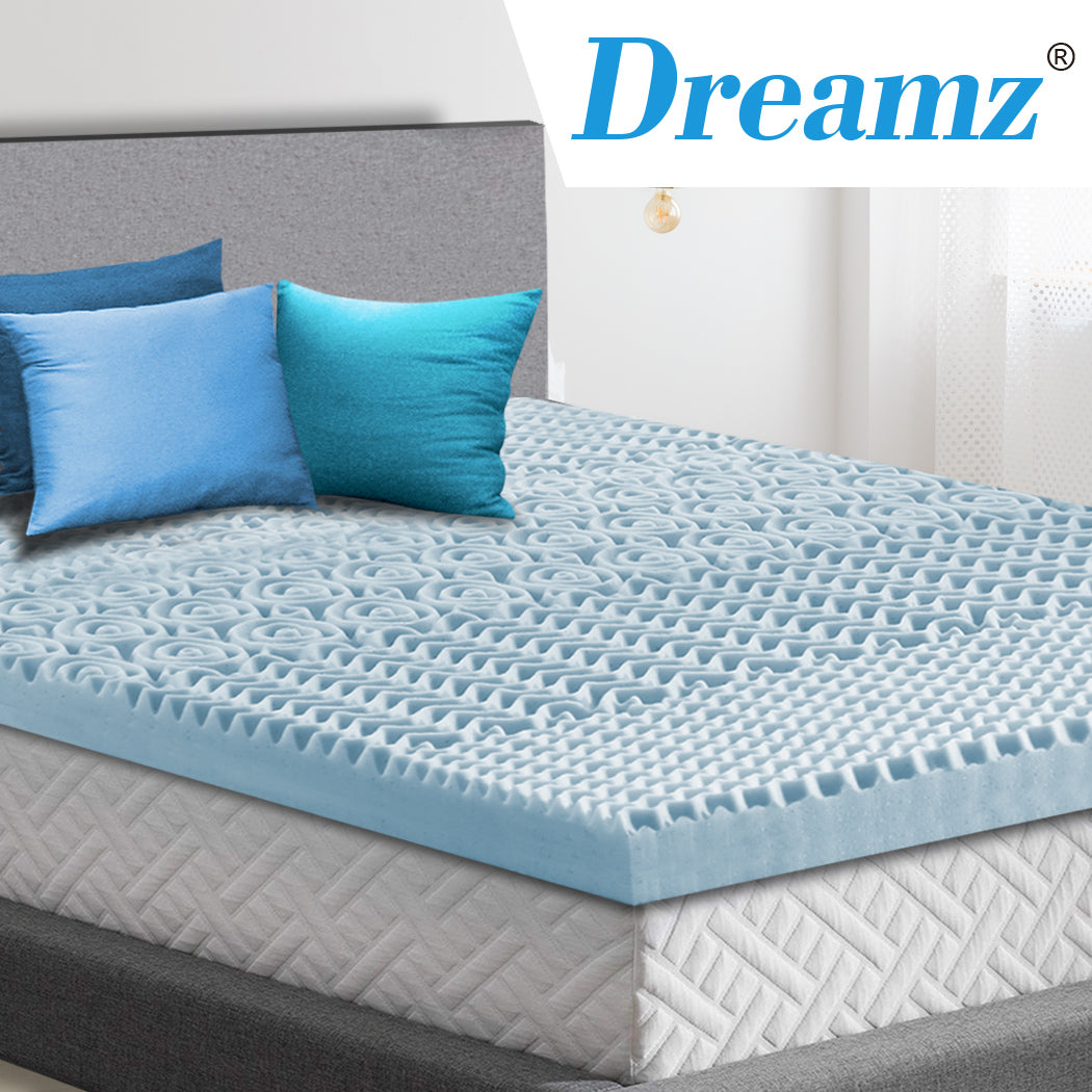 DreamZ 8cm Bedding Cool Gel Memory Foam-1910113031006851079