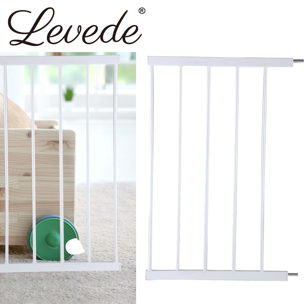 Levede Baby Safety Gate Adjustable Pet White 45cm Extension-1954802908788822023