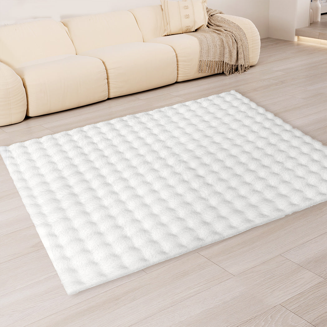 Marlow Area rug large Shaggy Faux Rabbit Fur 120x160CM-1954802472174358535