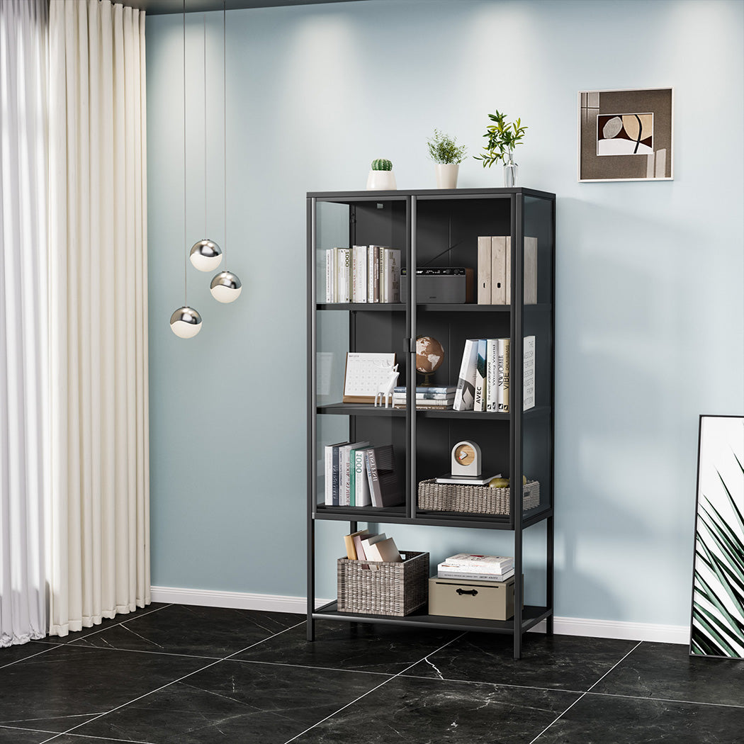 Stacked Glass Display Cabinet Collections Storage-1954802400313348103