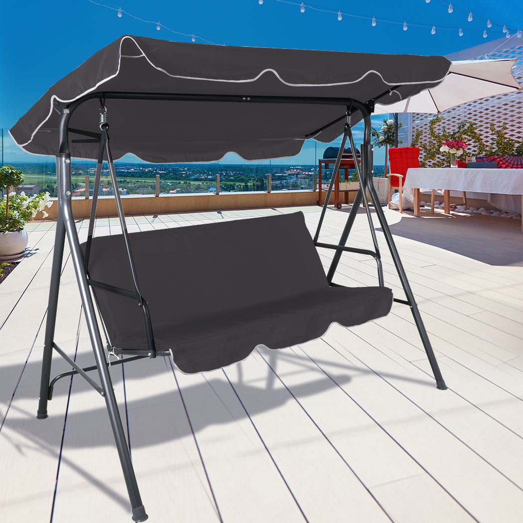 Levede Swing Chair Hammock Outdoor Furniture Grey-1919892868319809542