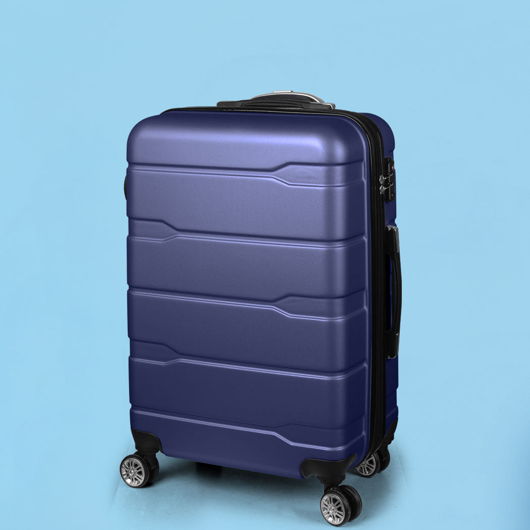 Slimbridge 28" Inch Expandable Luggage Navy 28 inch-1954802819437563911