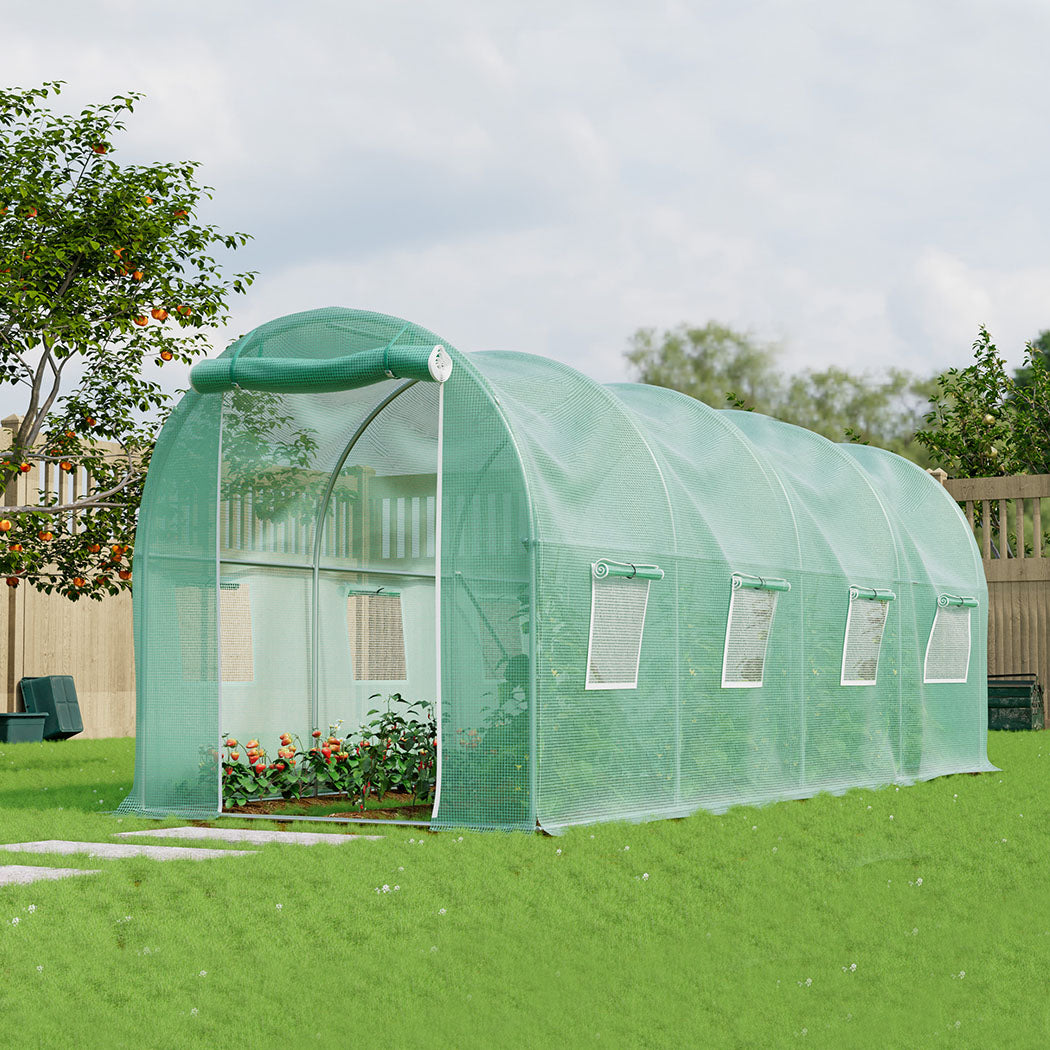 Lambu Greenhouse Walk-In Green House Shed 4M-1954802374765842438