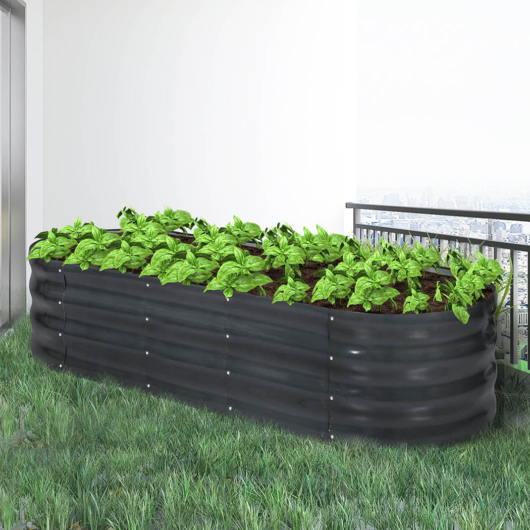 Lambu Garden Bed Planter Raised Coated 240x80x42cm-1910113072064892935