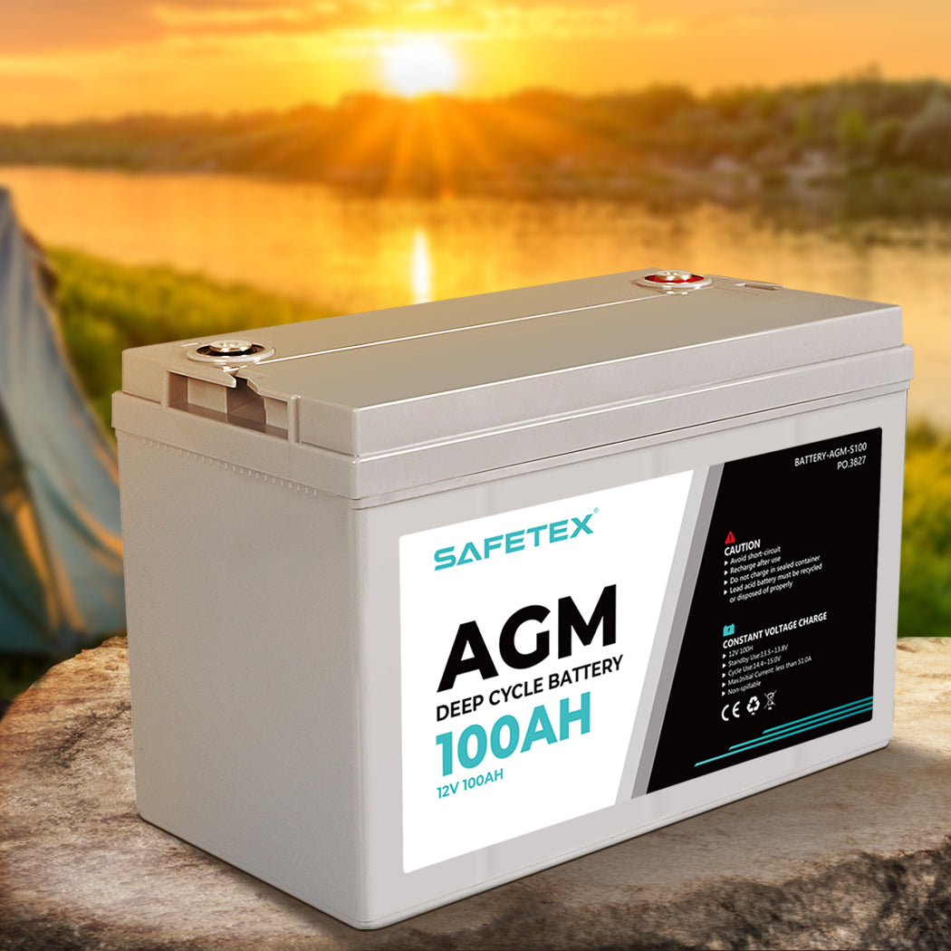 12V 100Ah AGM Battery Outdoor Rv Marine-1910113182488334343