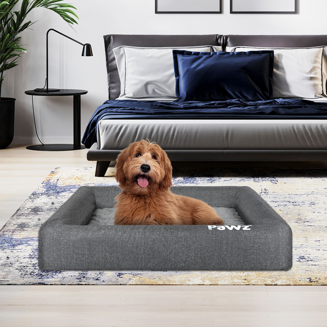 PaWz Memory Foam Pet Bed Calming Dog M Medium-1954802563383693319