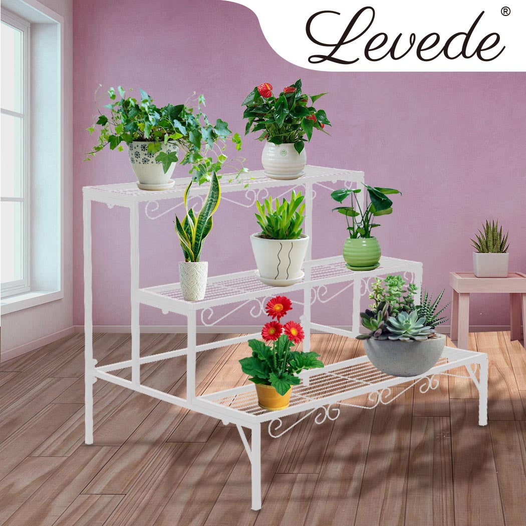 Levede Plant Stands Outdoor Indoor Metal-1954802658917355527