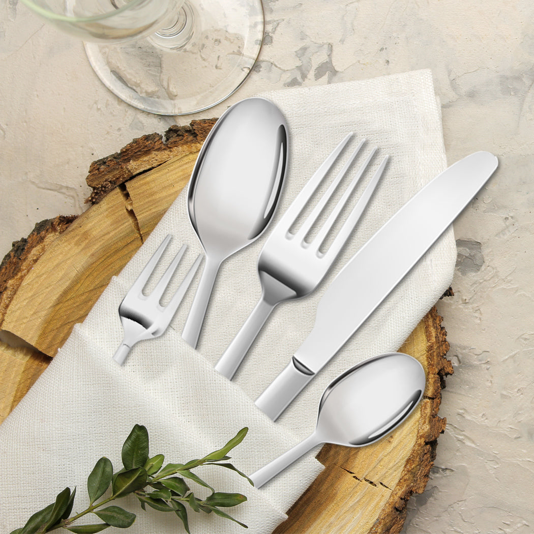 Tableware Cutlery Set Stainless Steel Silver-1910113167829241863