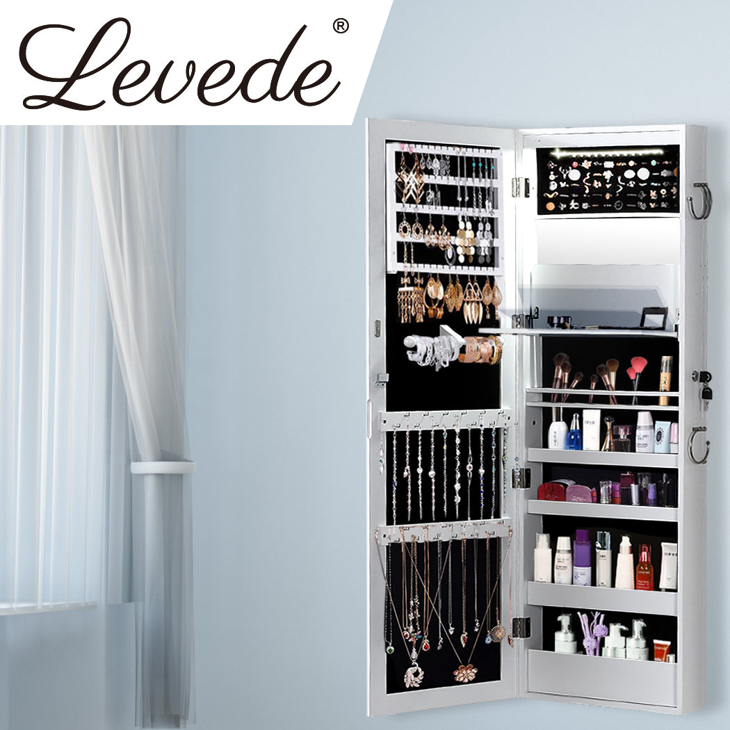 Levede Mirror Jewellery Cabinet Jewelry-1954802756569141255