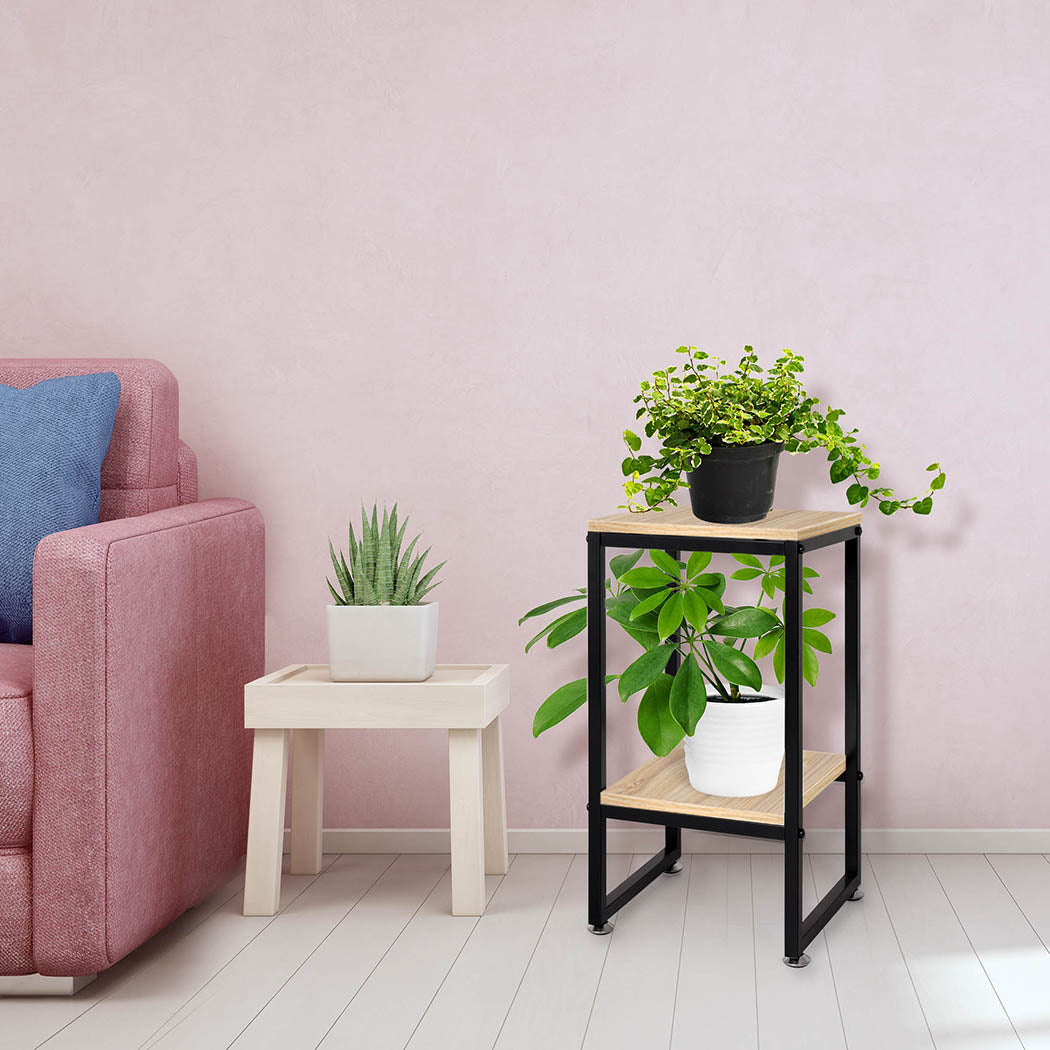 Levede Plant Stand Garden Home Decor Natural Small-1919892819472945159