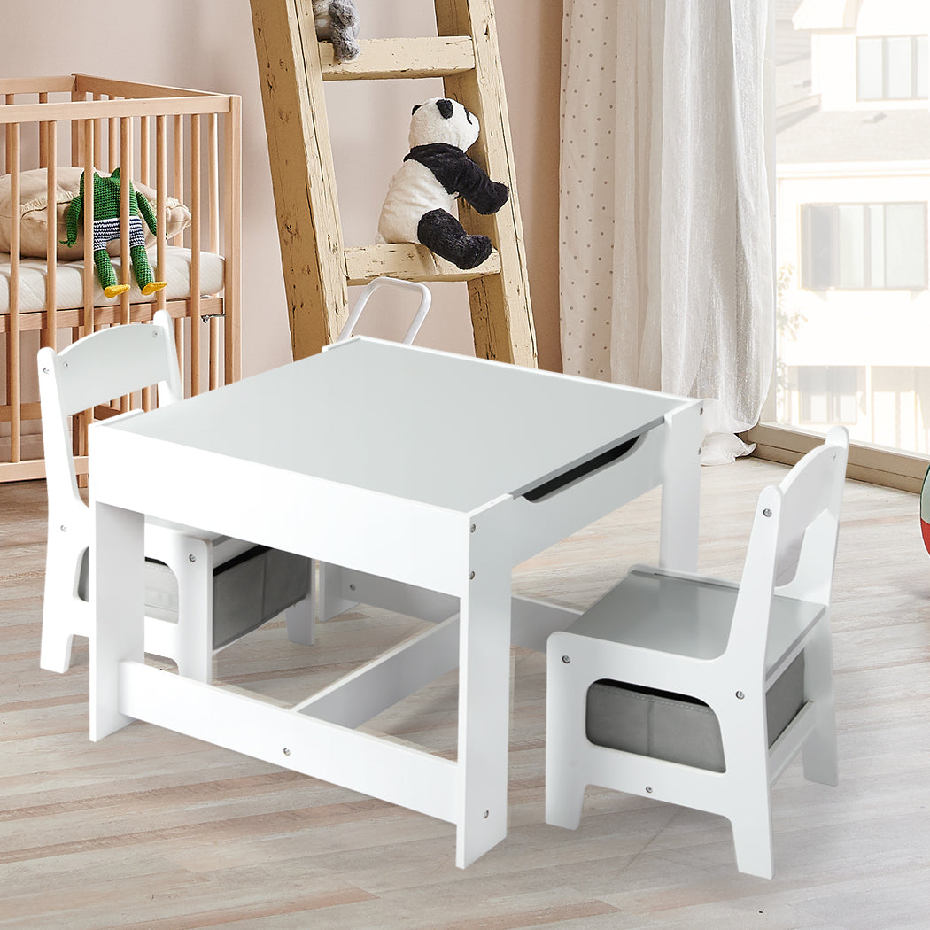 BoPeep Kids Table and Chairs Set Storage-1954802340200583175