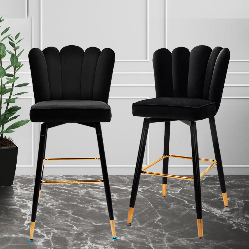 Levede 2x Bar Stools Kitchen Stool Chairs-1919892921646190599
