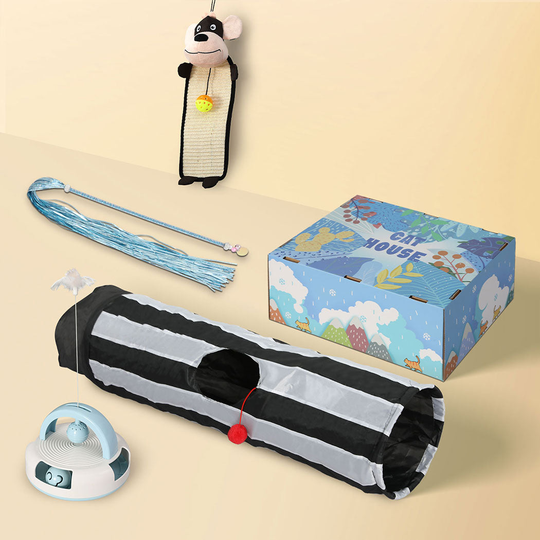 PaWz Interactive Pet Toy Set Cat Tunnel-1954803091111022598