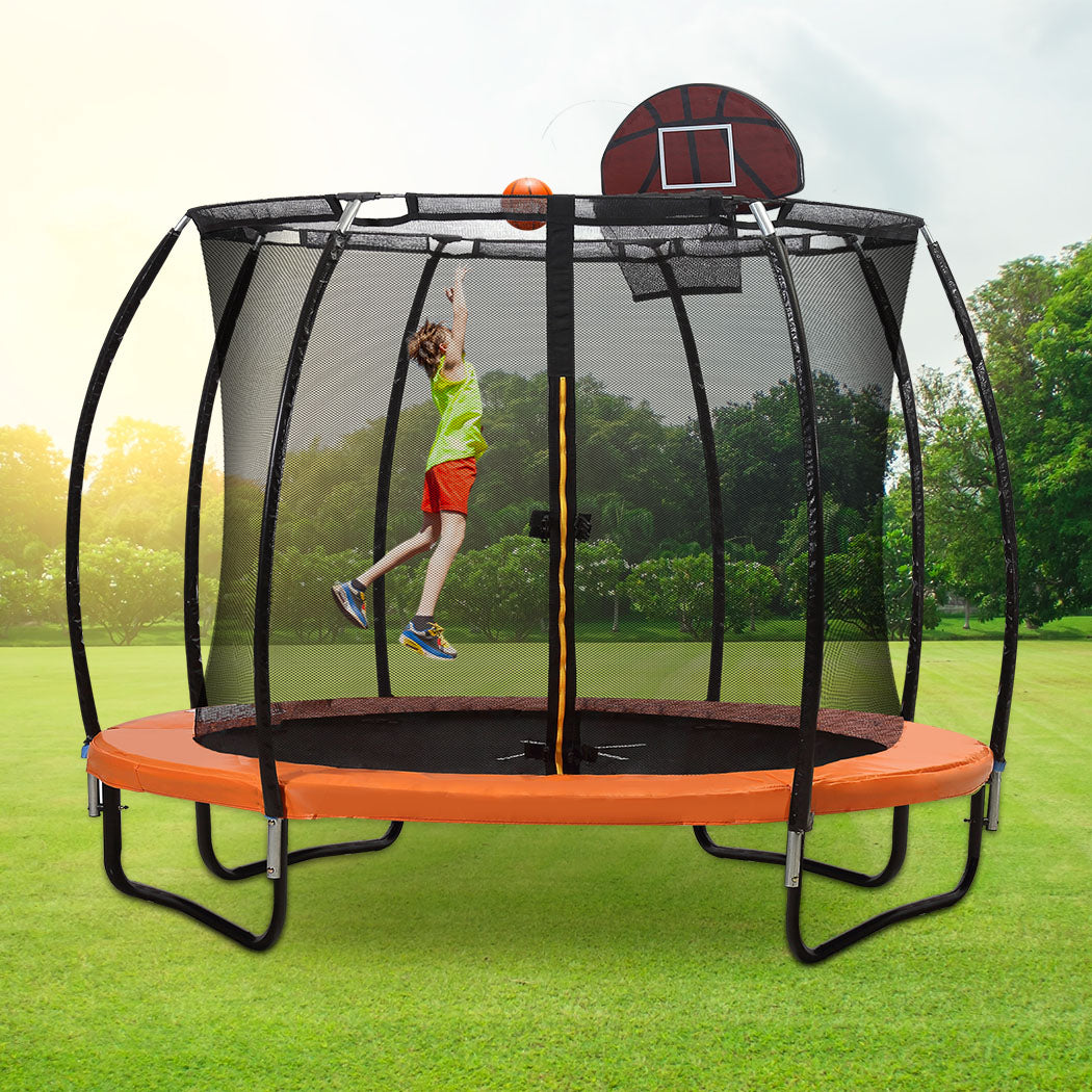 Centra 12FT Trampoline Round Trampolines 30 W-1919892872048545798