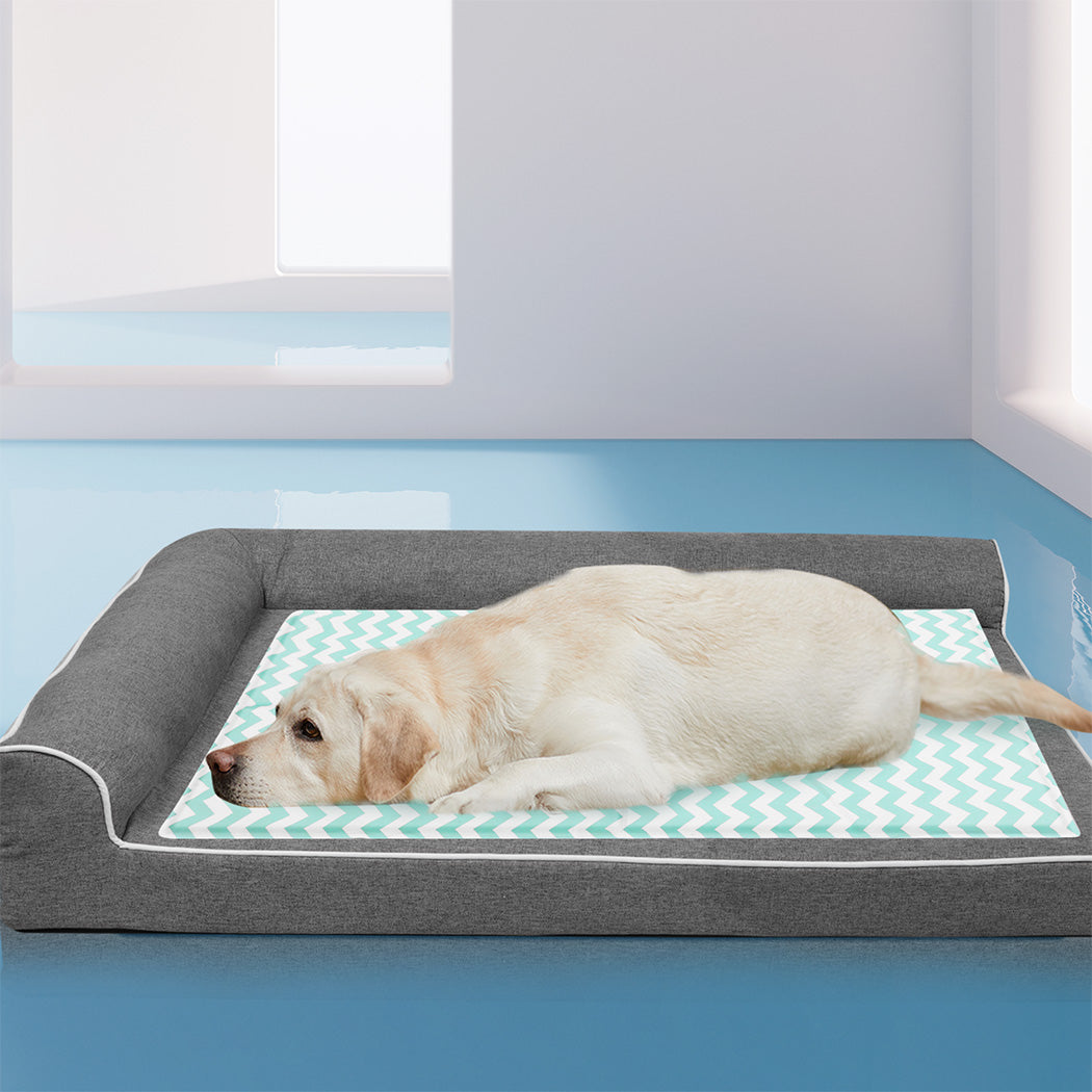 Pawz Pet Cooling Mat XL Green-1954802432366219271