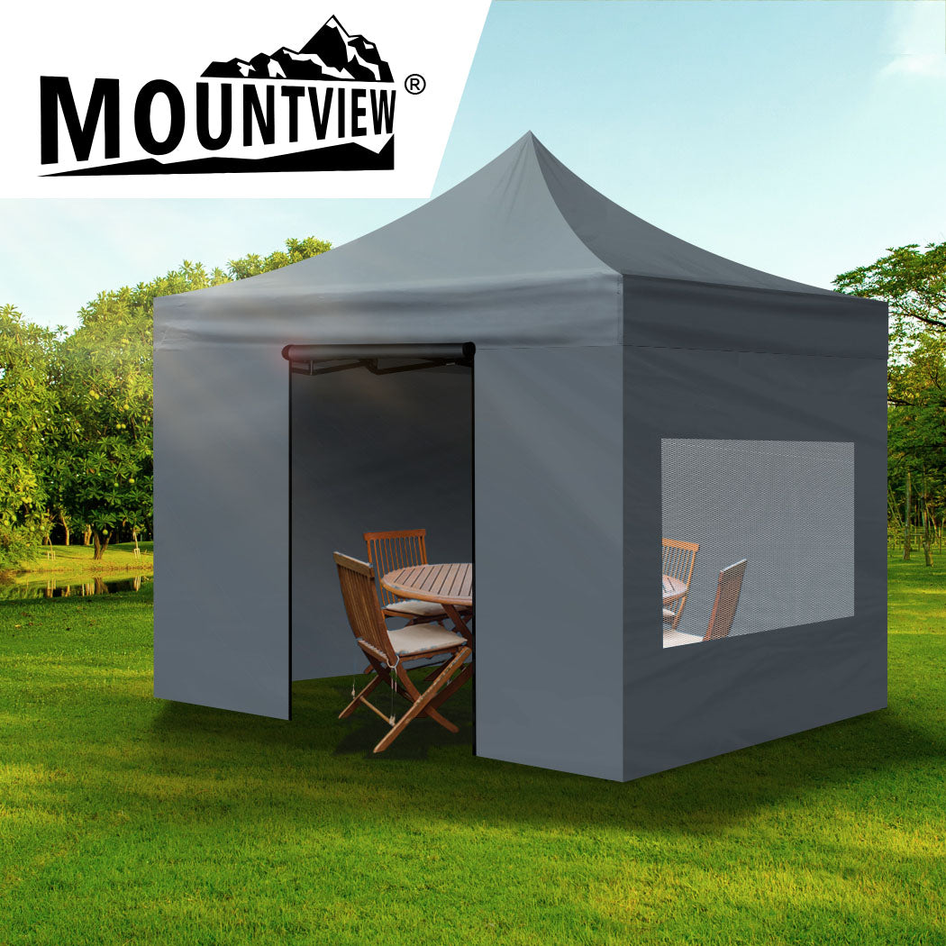Mountview Gazebo Tent 3x3 Outdoor Marquee White-1927582203349438471