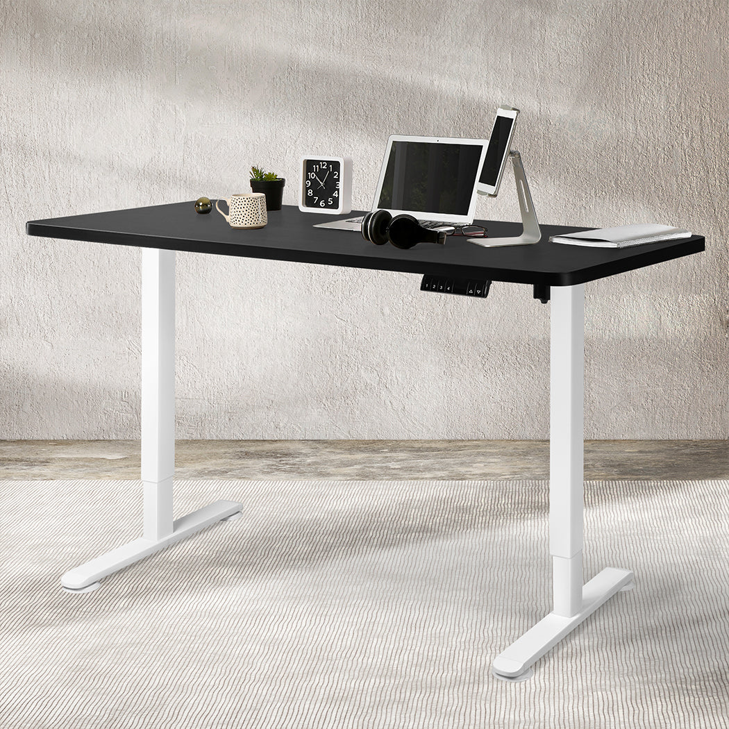 Levede Motorised Standing Desk Height 120cm Black 800x 1.5MM-1954803018243379207