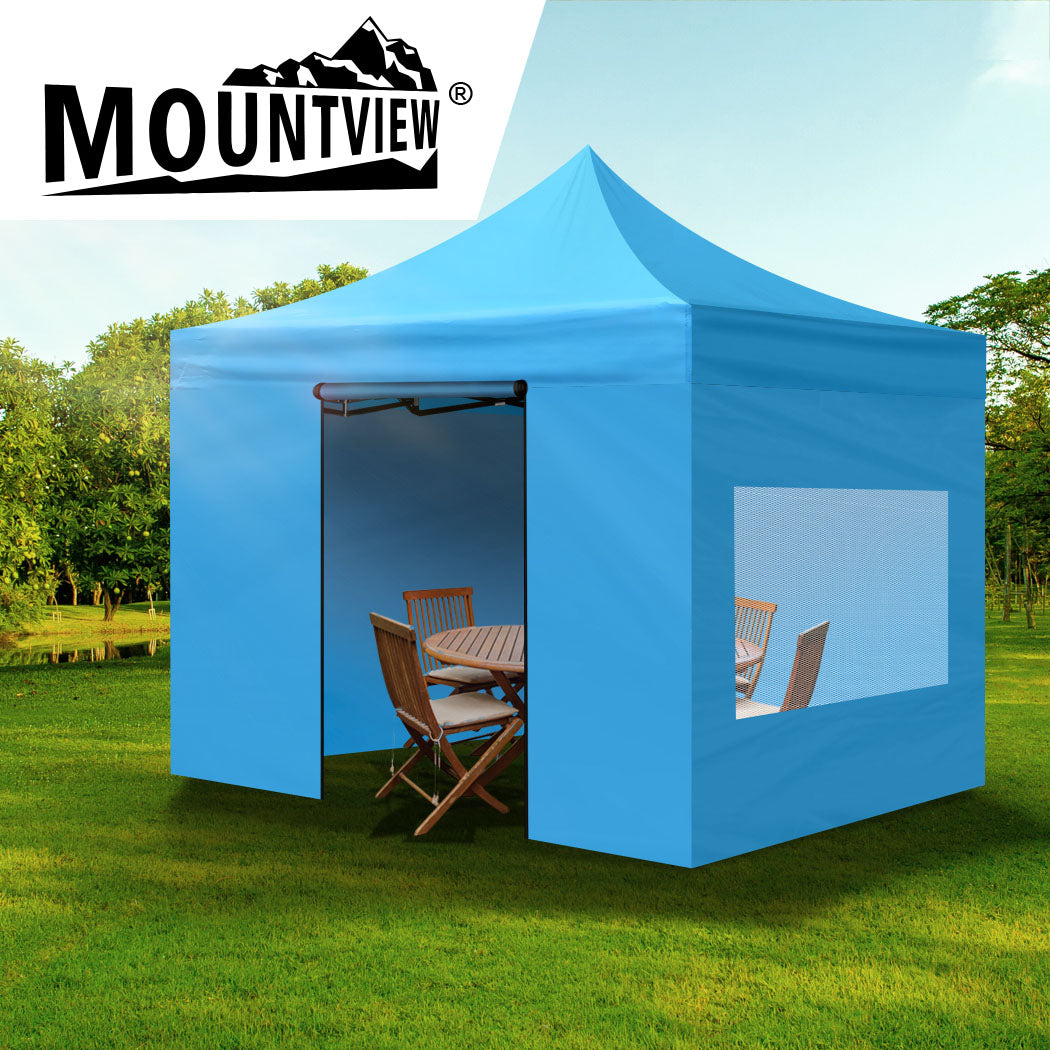 Mountview Gazebo Tent 3x3 Marquee Gazebos Rose Gold-1927582203198443527