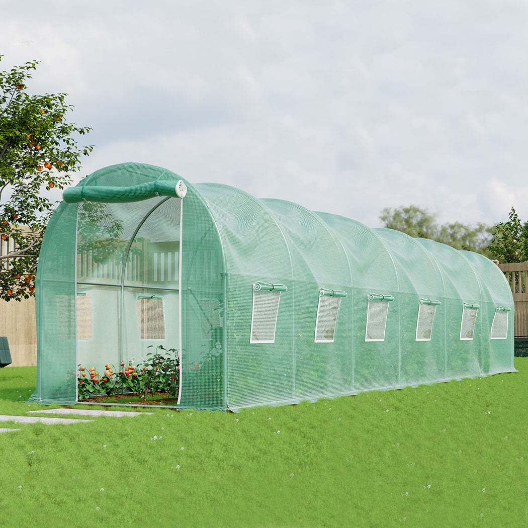 Lambu Greenhouse Walk-In Green House Shed 6M-1954802374958780422