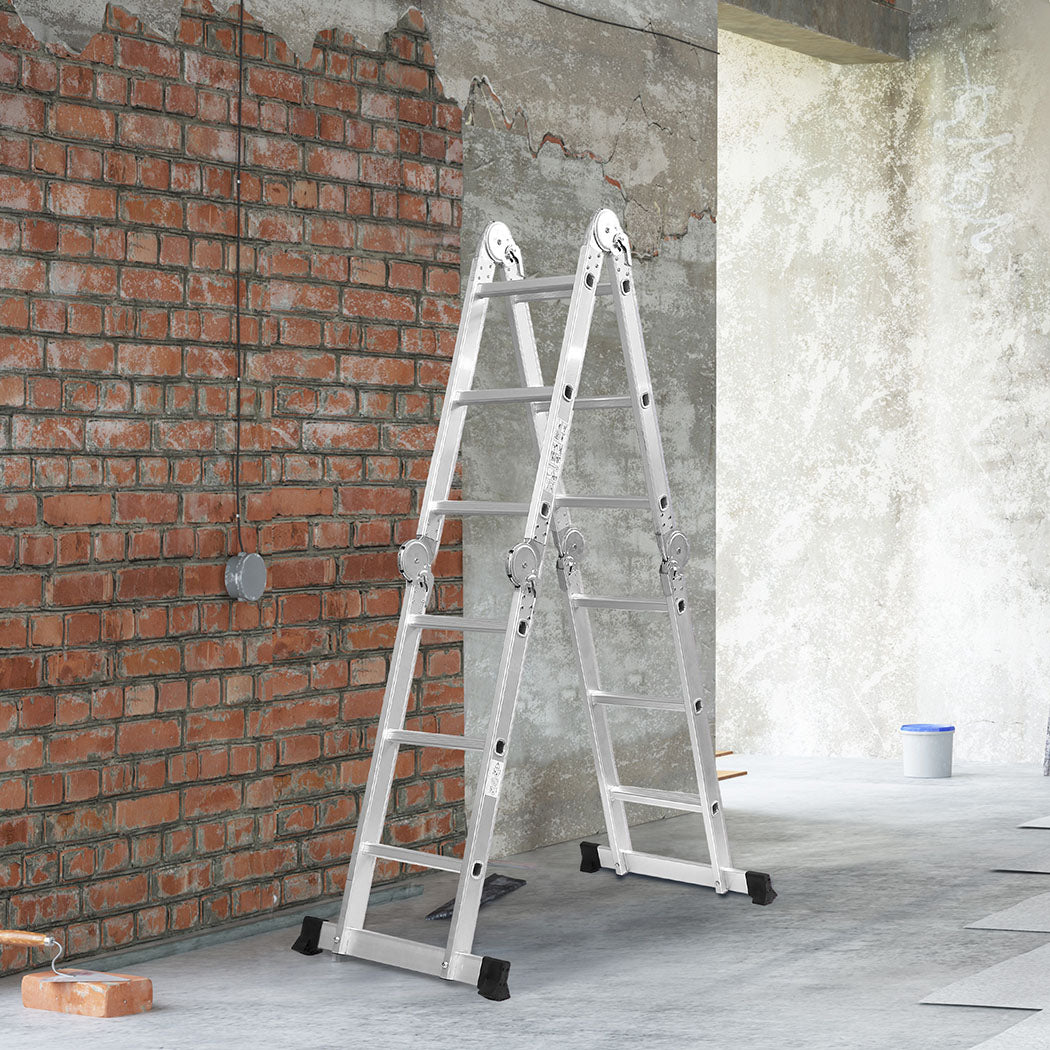 Traderight Multi Purpose Ladder Aluminium-1954802731361374215