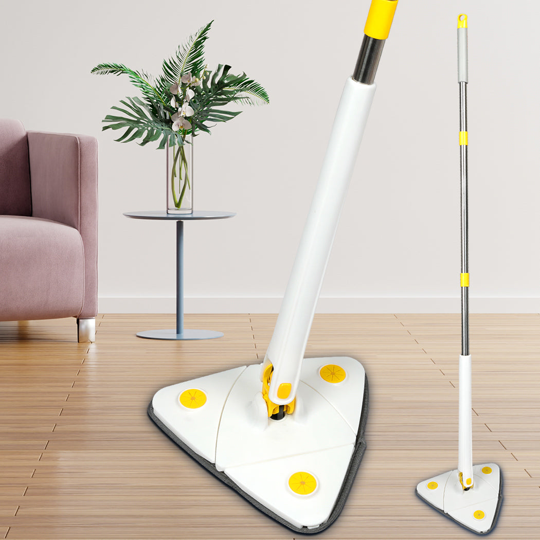 Cleanflo Spin Cleaning Mop 360? Rotatable White-1910113307289849863
