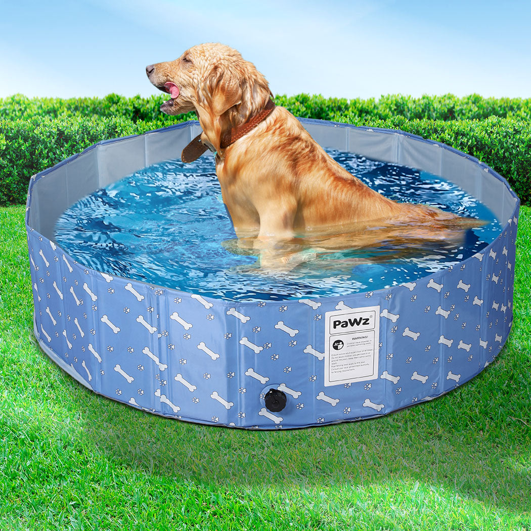 PaWz Folding Swimming Pool Dog Cat Washing M Medium-1954802511584038919