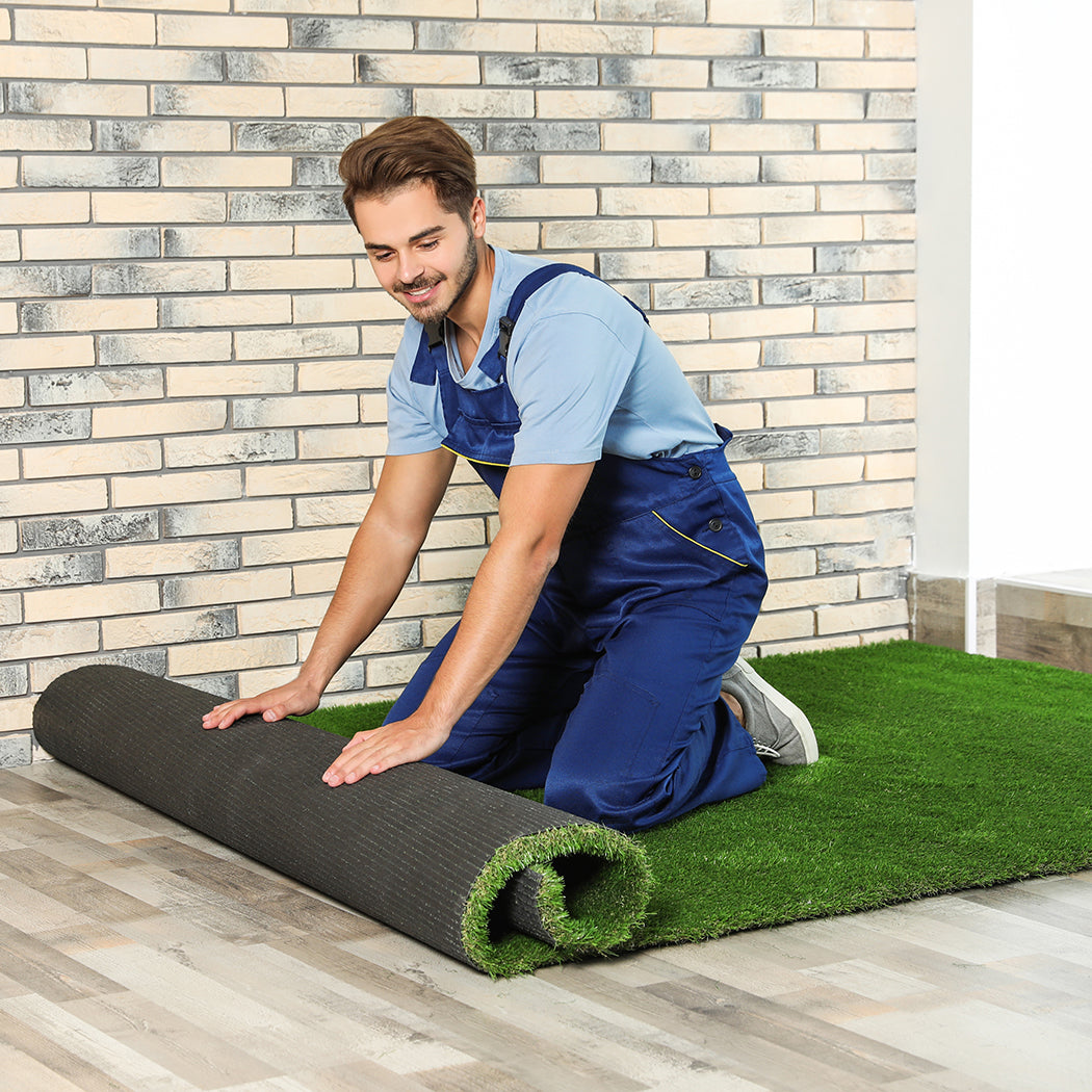 Marlow 40MM Fake Artificial Grass Synthetic Natural 2x5m-1910112521499578375