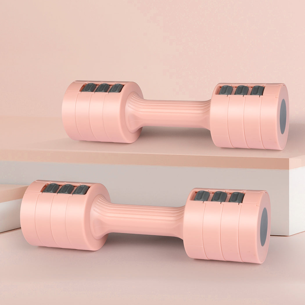 Centra A Pair Of 1KG To 5KG Dumbbells Pink-1954802366448537606