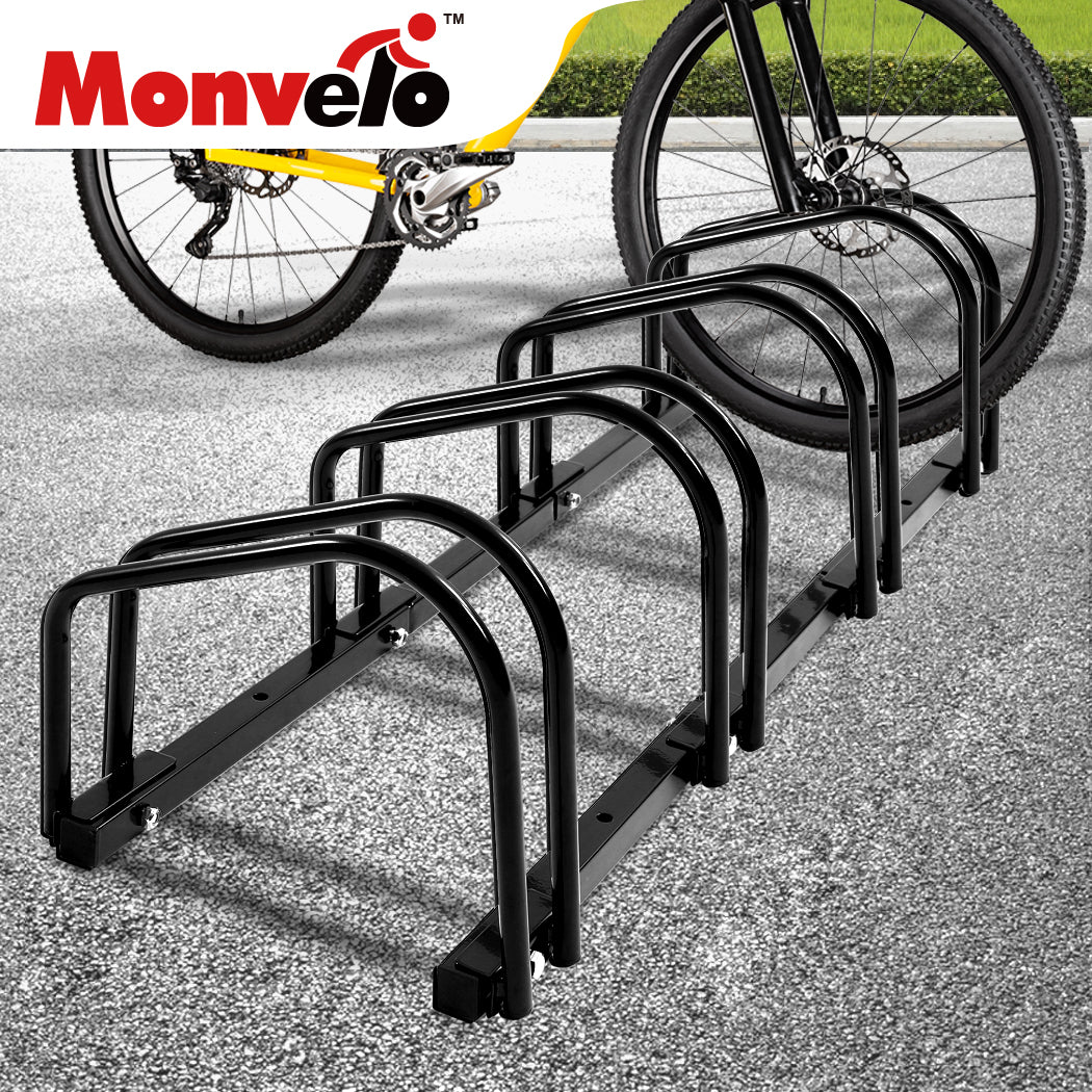 4 Bikes Stand Bicycle Bike Rack Floor-1910112516529328134