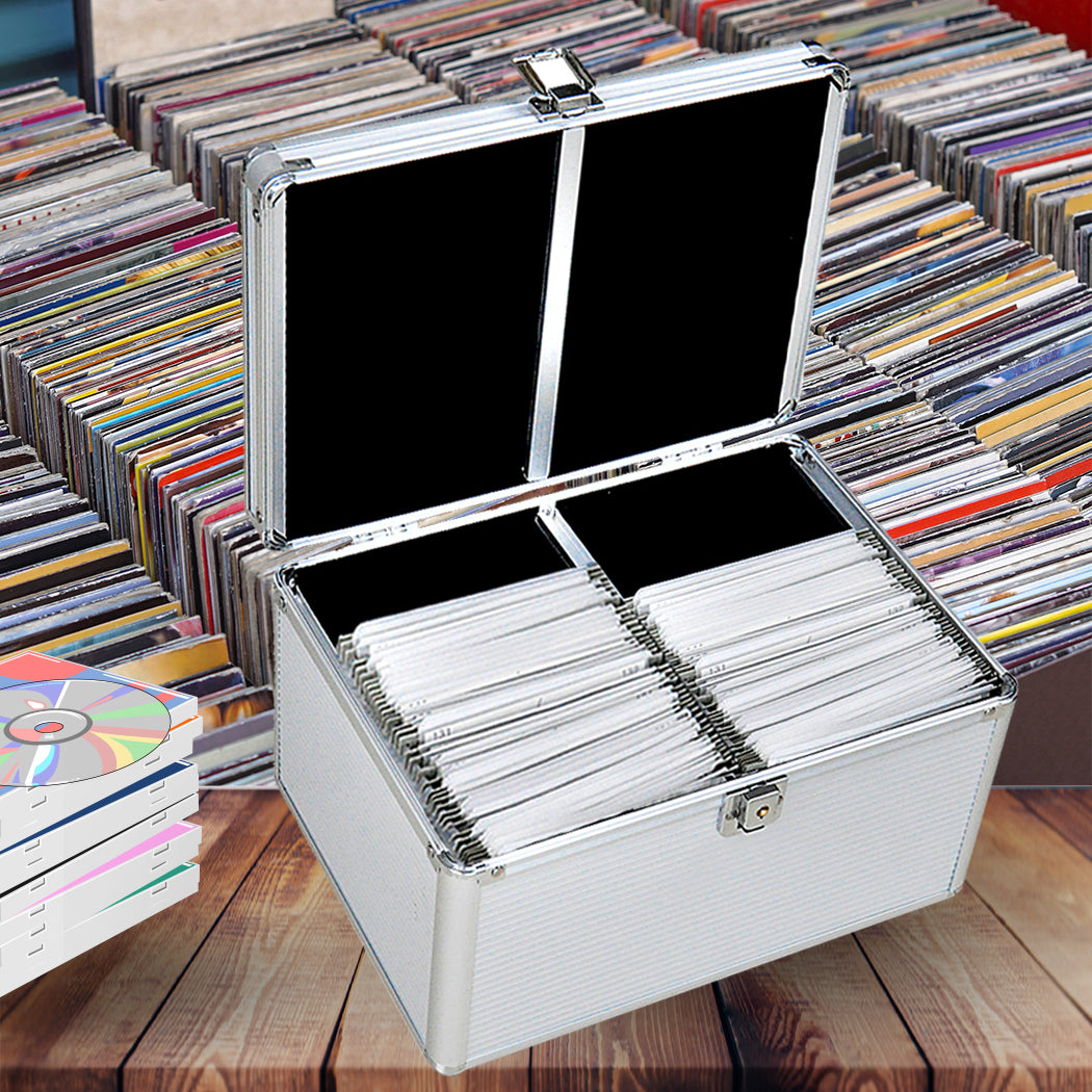 240 Discs Aluminium CD DVD Cases Bluray-1954802610326343686