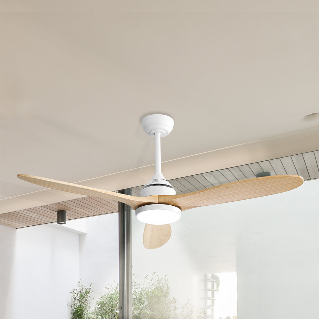 Spector 52'' Ceiling Fan LED Light DC Natural-1954802706954719239