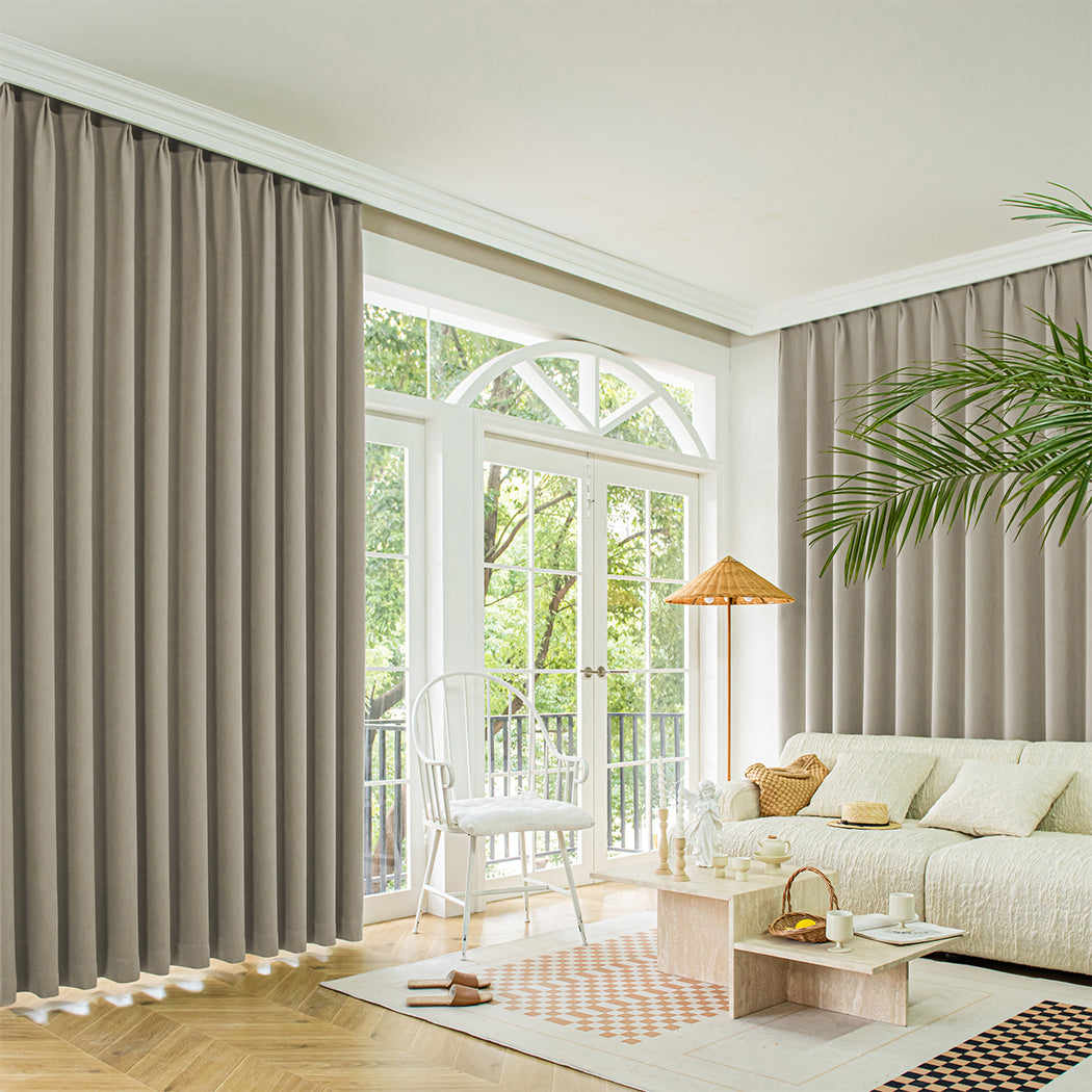 Marlow 2XBlockout Curtains Chenille 240x250 Coffee-1954802977277612039