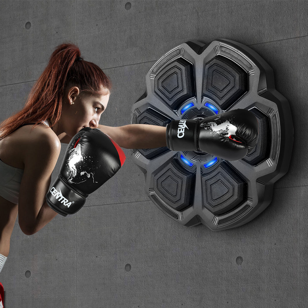 Centra Punching Box With 12OZ Boxing Glove Black-1954802363944538119