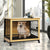PaWz Wooden Wire Dog Kennel Side End L Large-1954802558304391175