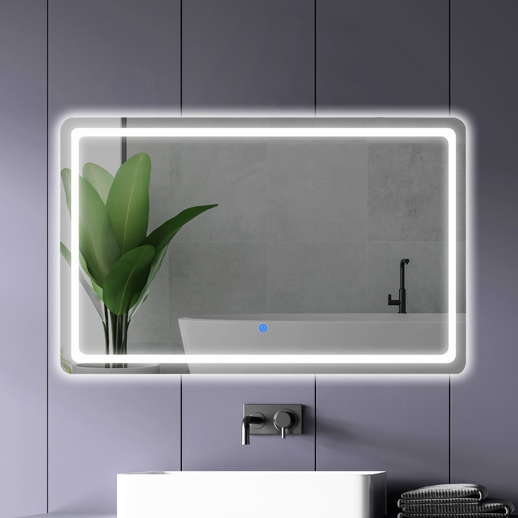EMITTO LED Wall Mirror Anti-fog Bathroom 100x70cm 70x100-1910112985871945735