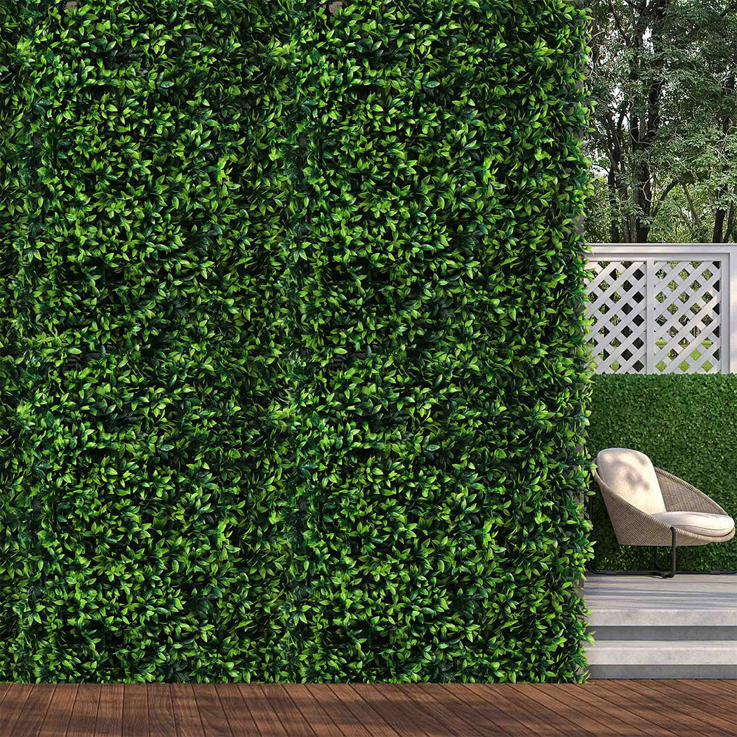 Marlow Artificial Hedge Grass Boxwood Green-1910112529011576839