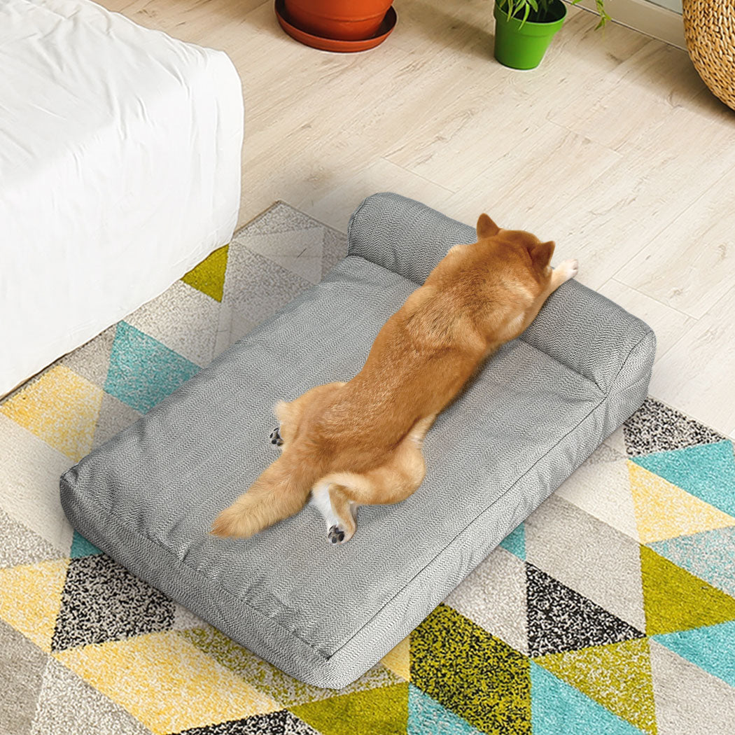 PaWz Pet Bed Chew Proof Memory Foam L Large-1954802569851310087