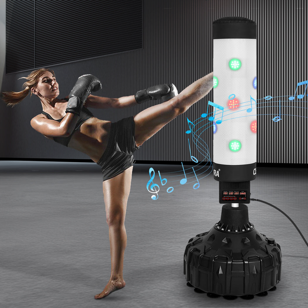 Centra Punching Boxing Bag Stand Electronic Counter Music LED Kick Gym Traning-1910112183761637383
