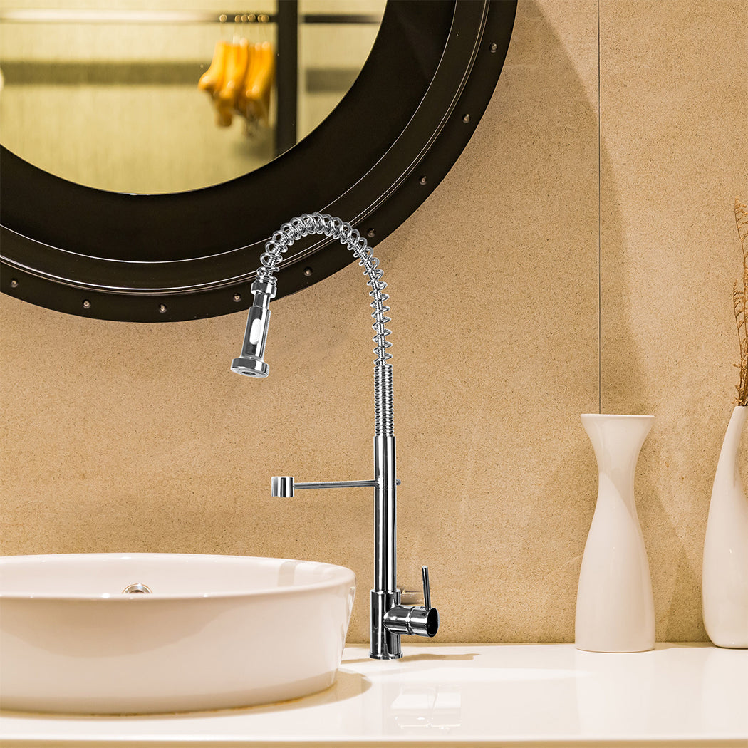 Kitchen Faucet Mixer Taps Extender Tap Silver-1919892907469443079